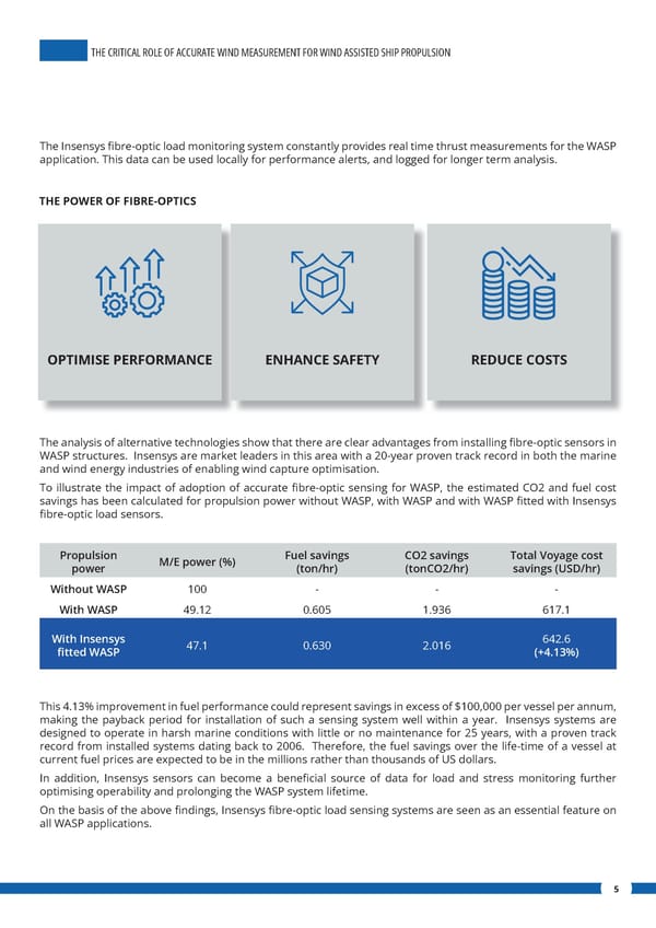 The Critical Role of Accurate Wind Measurement for Wind Assisted Ship Propulsion - Page 5