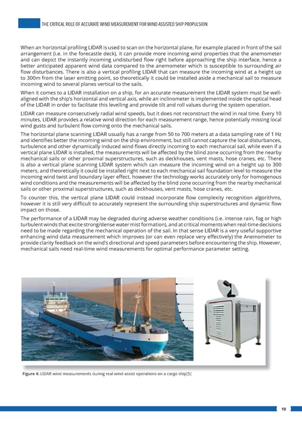 The Critical Role of Accurate Wind Measurement for Wind Assisted Ship Propulsion - Page 10