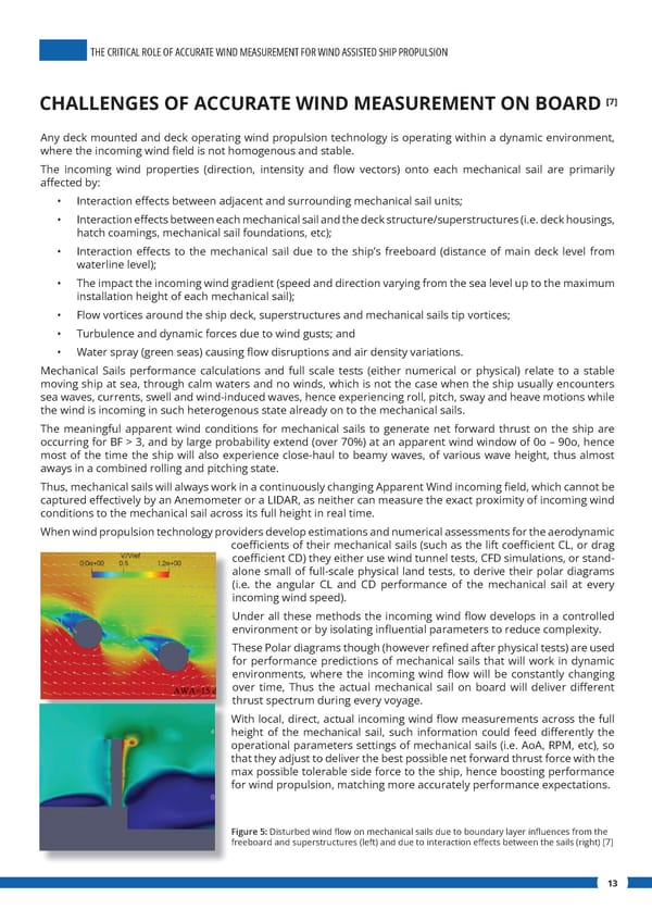 The Critical Role of Accurate Wind Measurement for Wind Assisted Ship Propulsion - Page 13