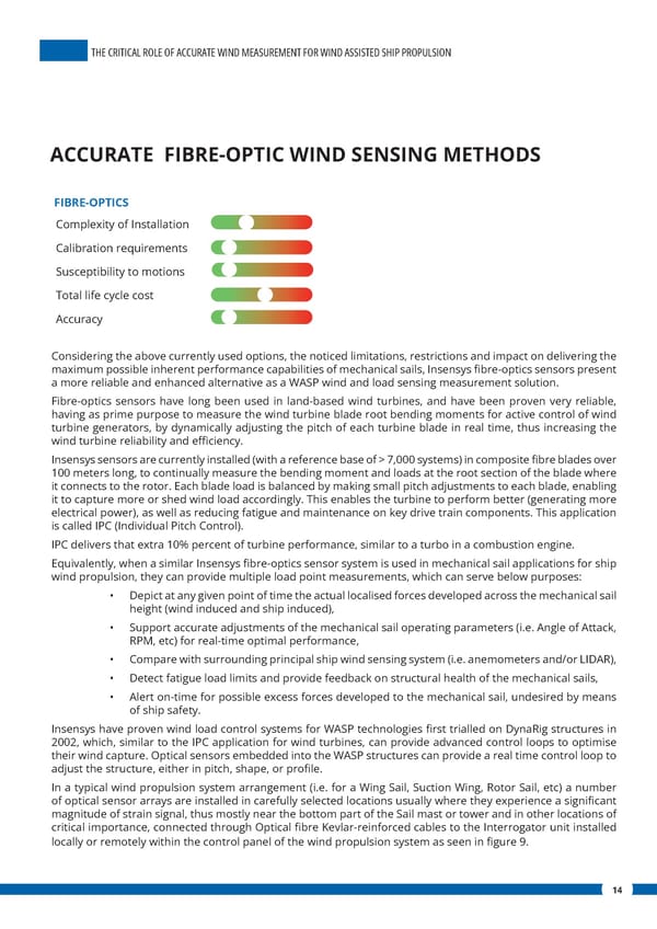 The Critical Role of Accurate Wind Measurement for Wind Assisted Ship Propulsion - Page 14